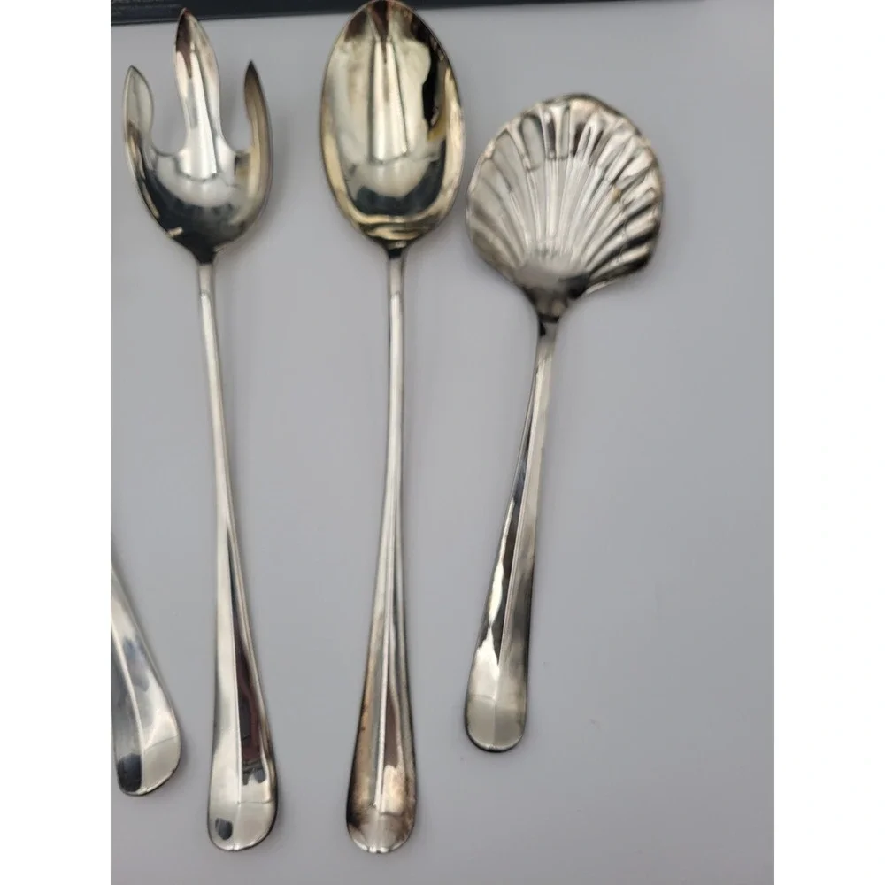 International Silver Company 4 Piece Serving Utensils silver plated original box